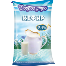 Кефир 2,5% 1л